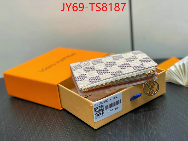 LV Bags(TOP)-Wallet top fake designer ID: TS8187 $: 69USD,