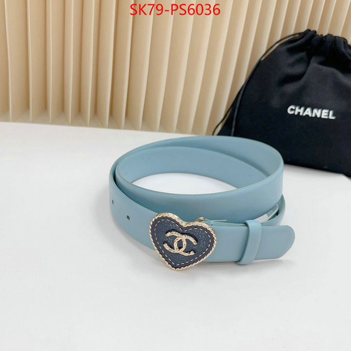 Belts-Chanel aaaaa+ replica designer ID: PS6036 $: 79USD