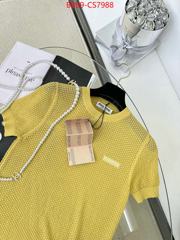 Clothing-MIU MIU copy ID: CS7988 $: 99USD