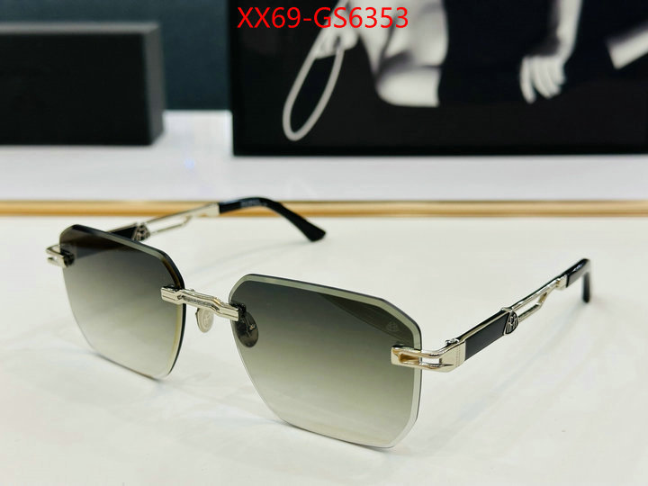 Glasses-Maybach fake aaaaa ID: GS6353 $: 69USD