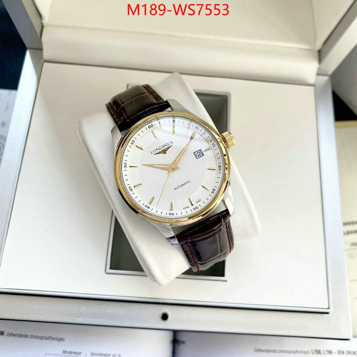 Watch(4A)-Longines 7 star replica ID: WS7553 $: 189USD