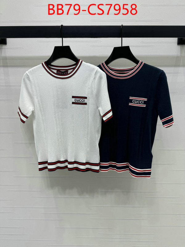Clothing-Gucci best quality designer ID: CS7958 $: 79USD