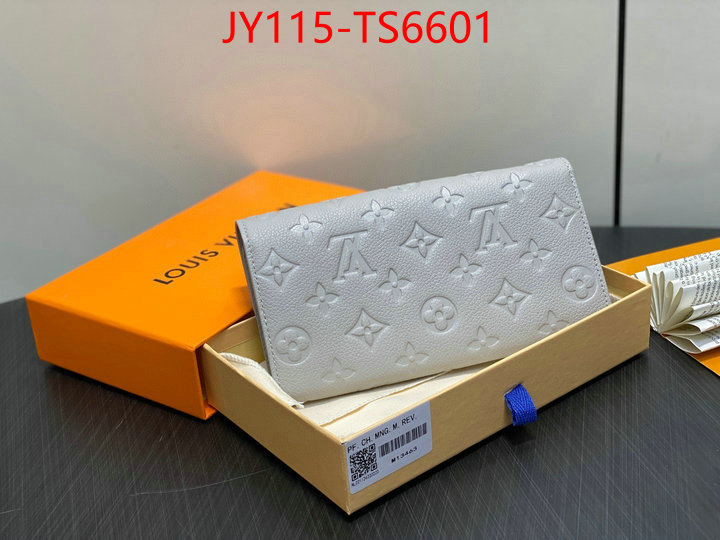 LV Bags(TOP)-Wallet highest quality replica ID: TS6601 $: 115USD,