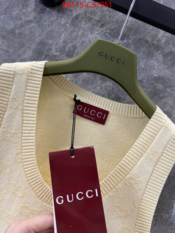 Clothing-Gucci high quality customize ID: CS7951 $: 115USD