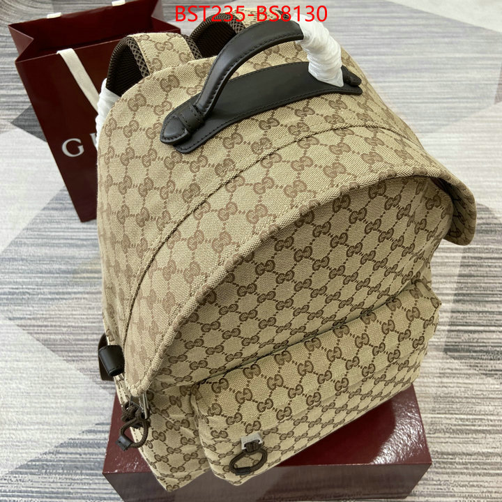 Gucci Bags(TOP)-Backpack- first copy ID: BS8130 $: 235USD,