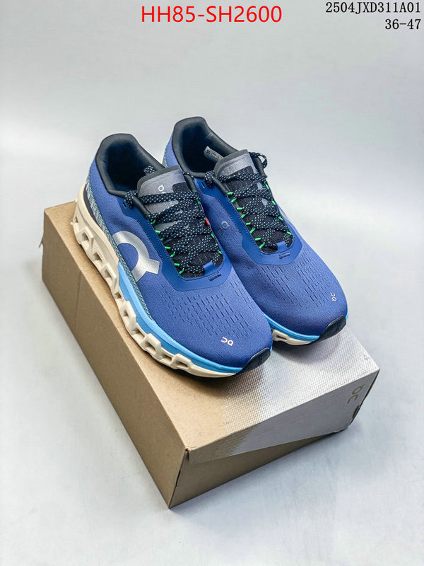 Men Shoes-On Running Cloudsurfer designer wholesale replica ID: SH2600 $: 85USD