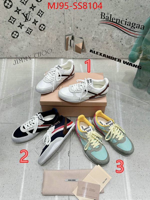 Women Shoes-Miu Miu quality aaaaa replica ID: SS8104 $: 95USD