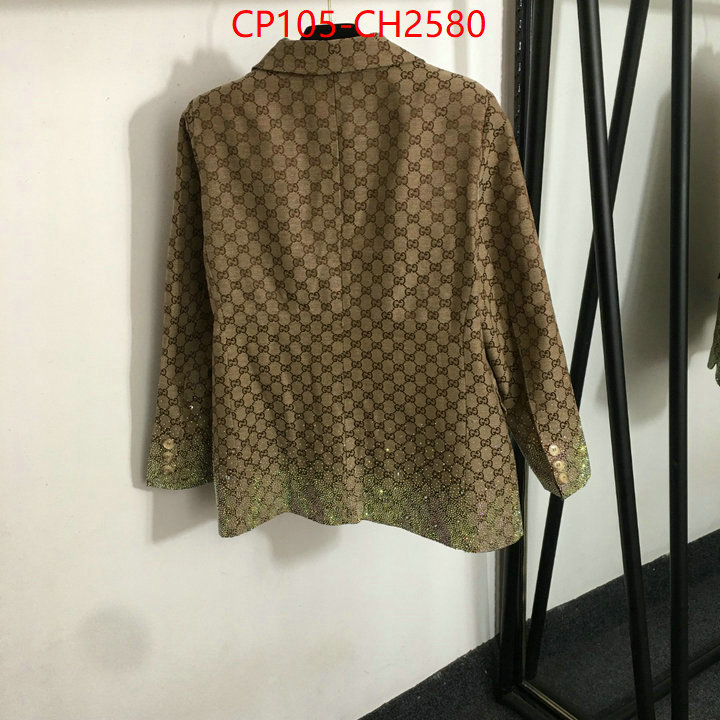 Clothing-Gucci luxury fake ID: CH2580 $: 105USD