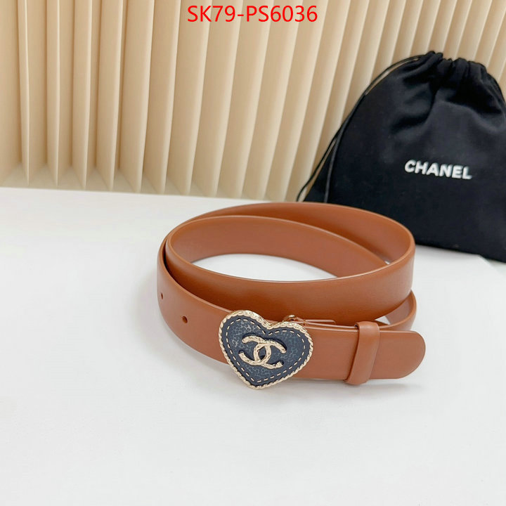 Belts-Chanel aaaaa+ replica designer ID: PS6036 $: 79USD