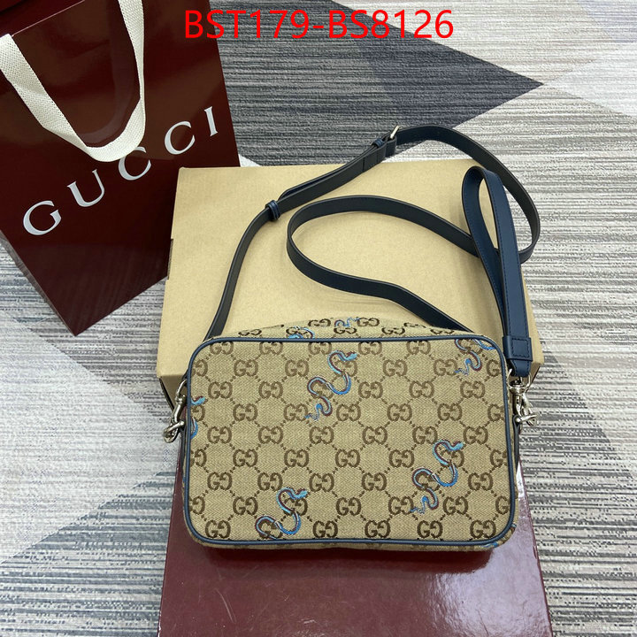Gucci Bags(TOP)-Crossbody- outlet sale store ID: BS8126 $: 179USD,