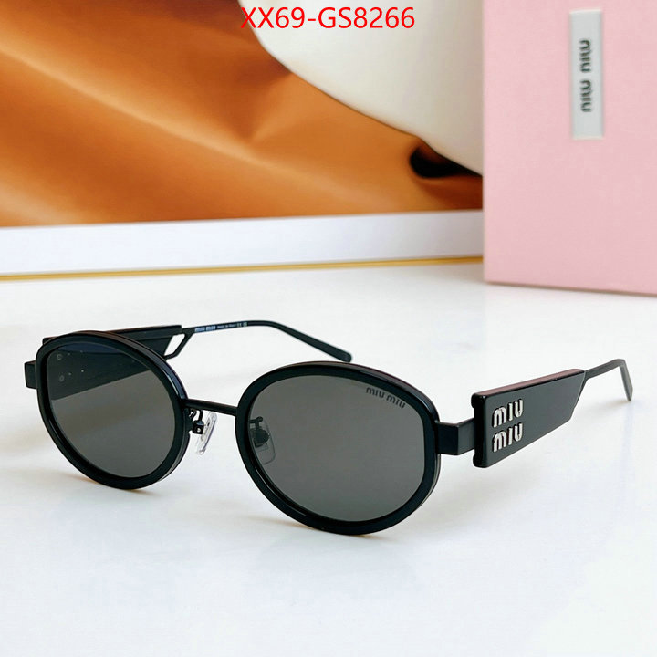 Glasses-Miu Miu designer fake ID: GS8266 $: 69USD