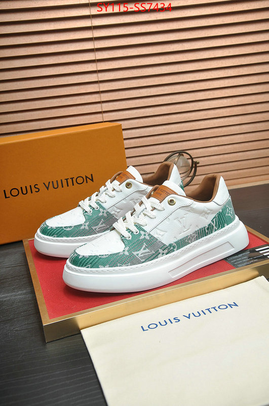 Men Shoes-LV 2024 aaaaa replica 1st copy ID: SS7434 $: 115USD