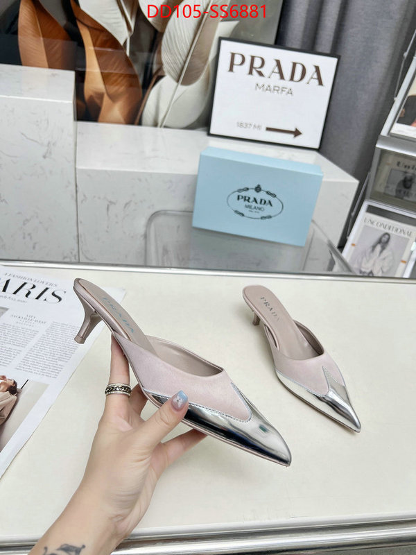 Women Shoes-Prada where can you buy a replica ID: SS6881 $: 105USD