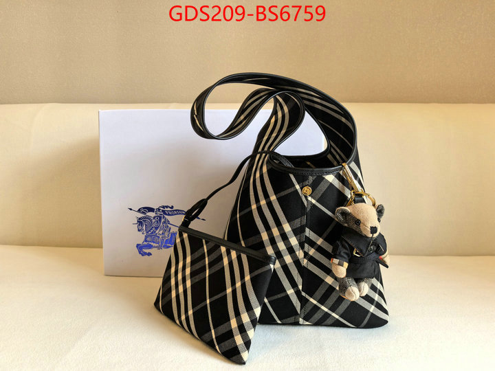 Burberry Bags(TOP)-Handbag- replica aaaaa designer ID: BS6759 $: 209USD,