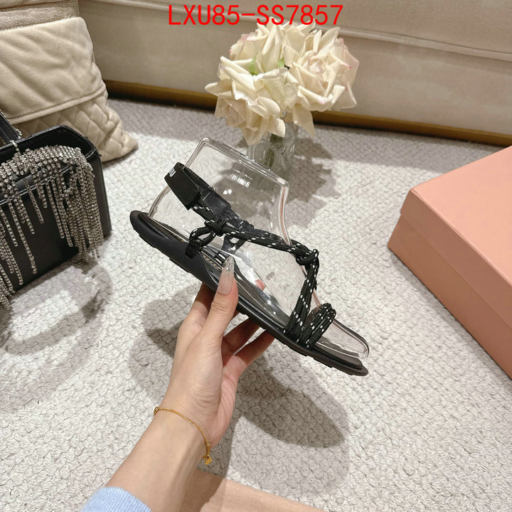 Women Shoes-Miu Miu high quality 1:1 replica ID: SS7857 $: 85USD