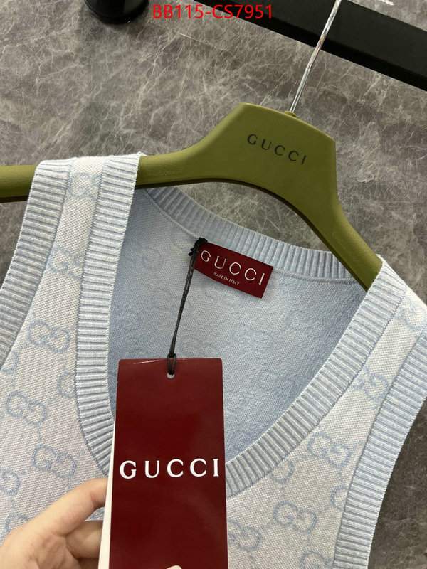 Clothing-Gucci high quality customize ID: CS7951 $: 115USD