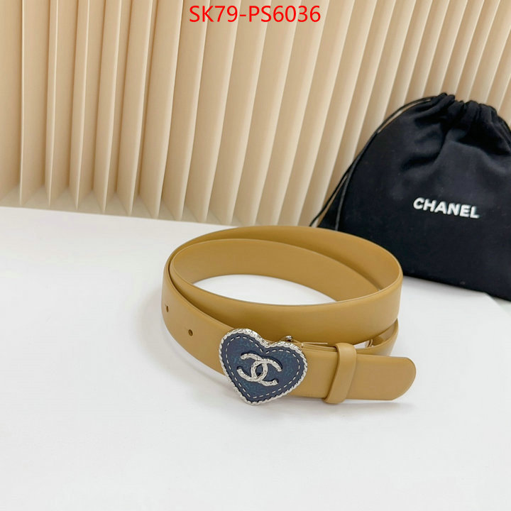 Belts-Chanel aaaaa+ replica designer ID: PS6036 $: 79USD