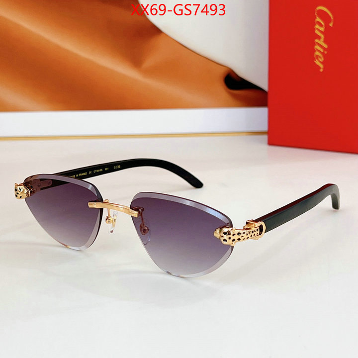 Glasses-Cartier top quality replica ID: GS7493 $: 69USD