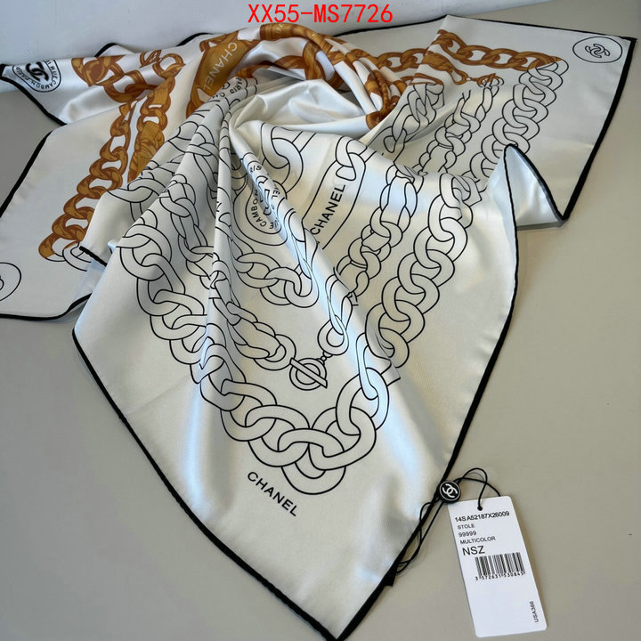 Scarf-Chanel what's the best to buy replica ID: MS7726 $: 55USD