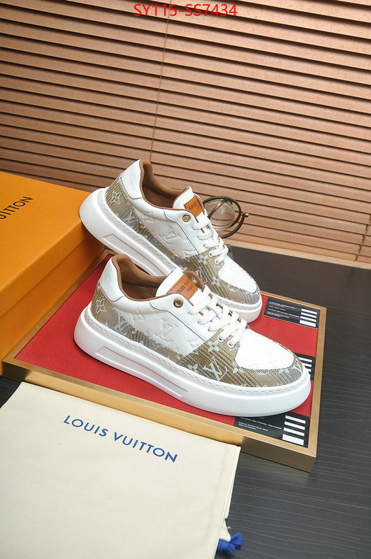 Men Shoes-LV 2024 aaaaa replica 1st copy ID: SS7434 $: 115USD
