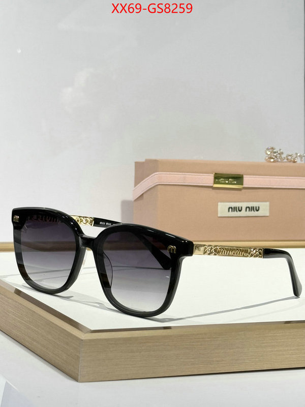 Glasses-Miu Miu aaaaa+ replica designer ID: GS8259 $: 69USD