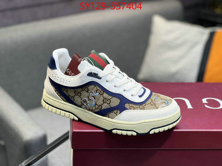 Men Shoes-Gucci what's the best to buy replica ID: SS7404 $: 129USD