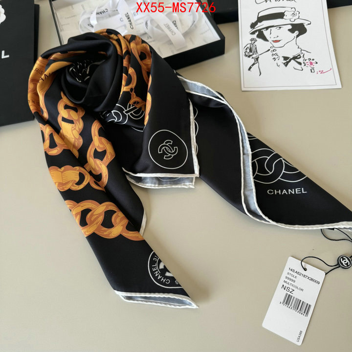 Scarf-Chanel what's the best to buy replica ID: MS7726 $: 55USD