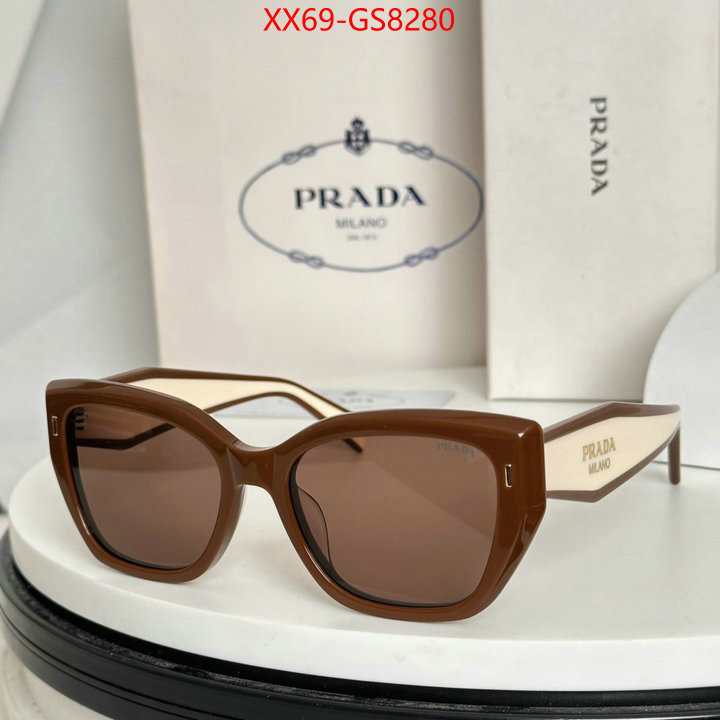 Glasses-Prada shop cheap high quality 1:1 replica ID: GS8280 $: 69USD
