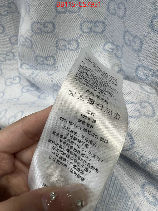 Clothing-Gucci high quality customize ID: CS7951 $: 115USD
