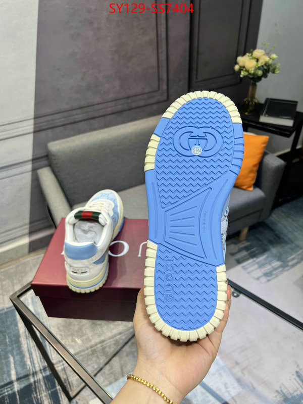 Men Shoes-Gucci what's the best to buy replica ID: SS7404 $: 129USD