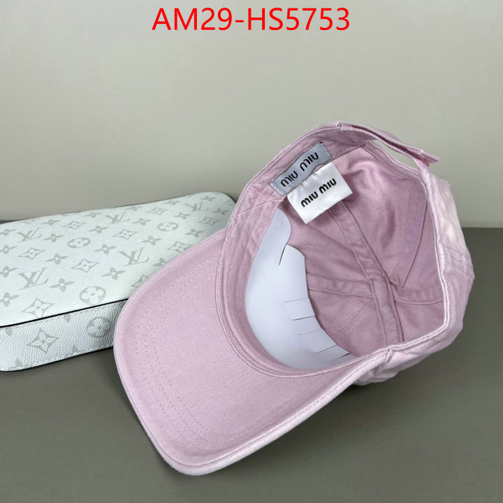 Cap(Hat)-Miu Miu can you buy knockoff ID: HS5753 $: 29USD