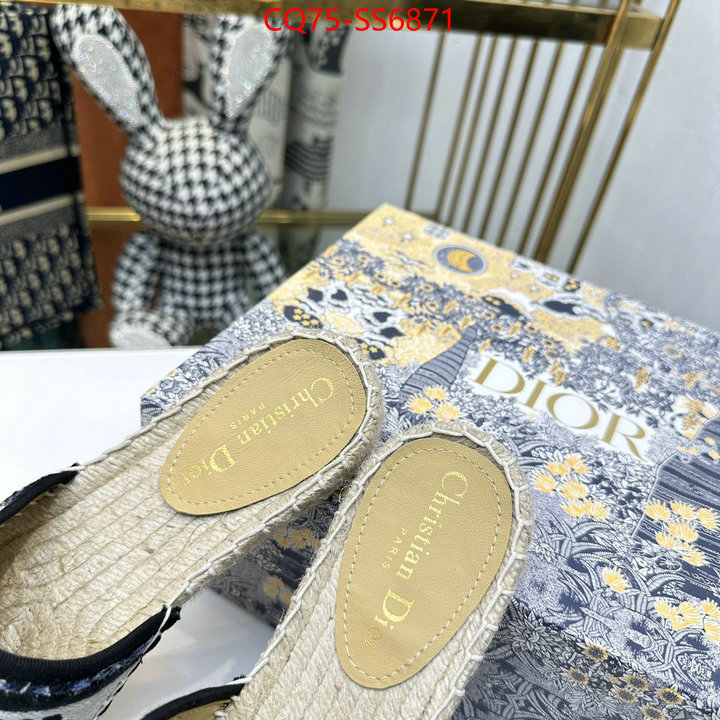 Women Shoes-Dior best designer replica ID: SS6871 $: 75USD
