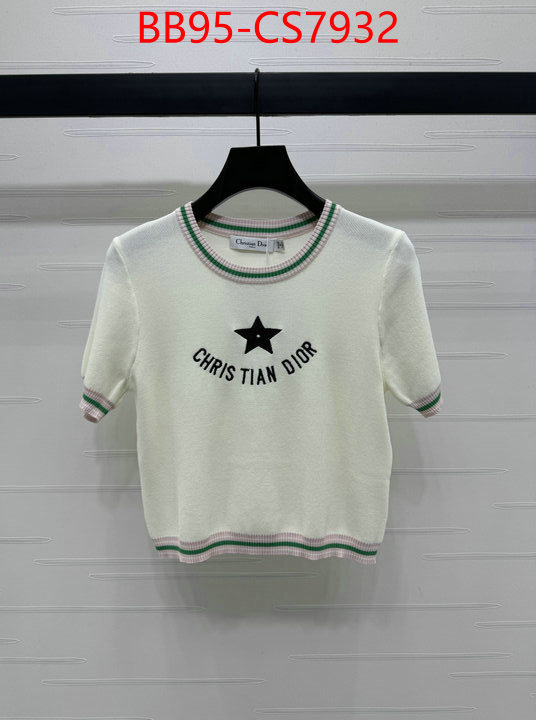 Clothing-Dior fashion replica ID: CS7932 $: 95USD