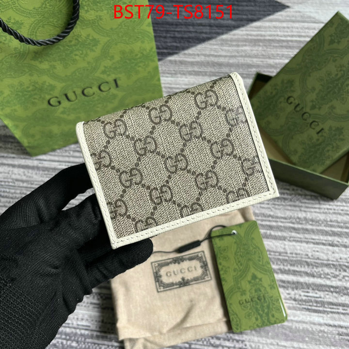 Gucci Bags(TOP)-Wallet- we curate the best ID: TS8151 $: 79USD,
