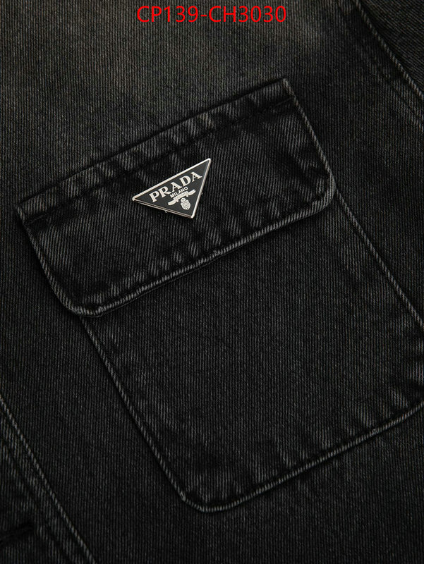 Clothing-Prada 1:1 replica wholesale ID: CH3030 $: 139USD