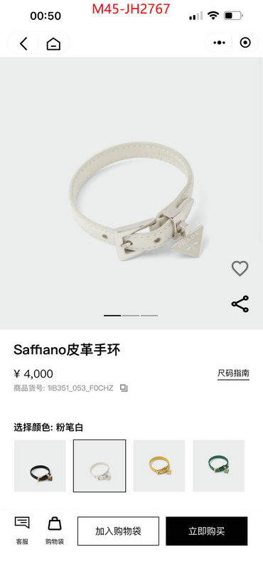 Jewelry-Prada replcia cheap ID: JH2767 $: 45USD