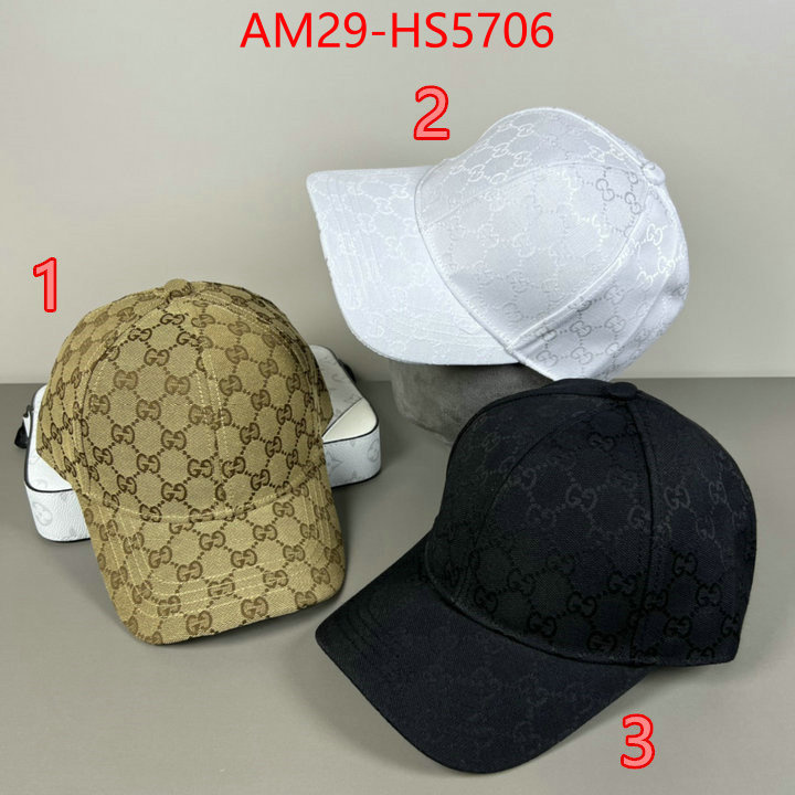 Cap(Hat)-Gucci wholesale sale ID: HS5706 $: 29USD