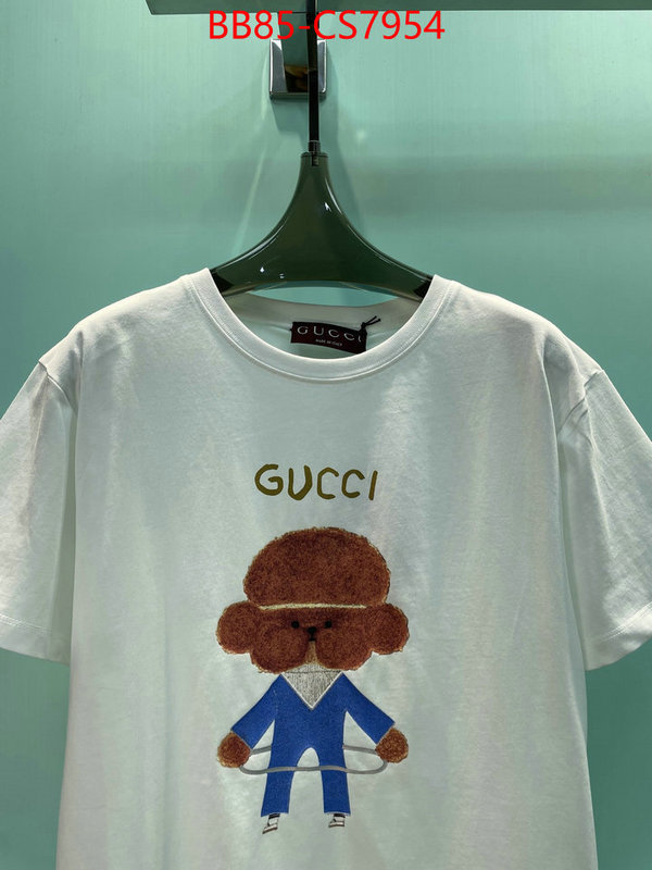 Clothing-Gucci top 1:1 replica ID: CS7954 $: 85USD