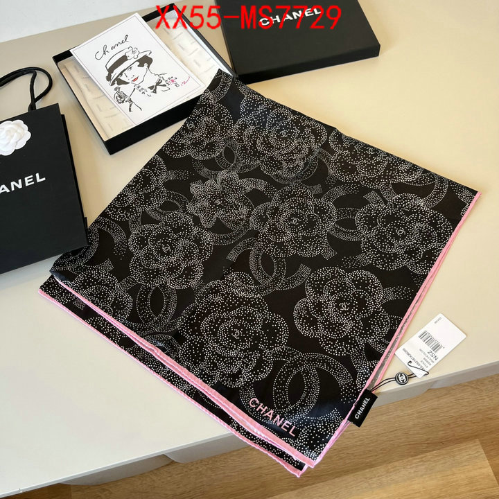 Scarf-Chanel top quality website ID: MS7729 $: 55USD