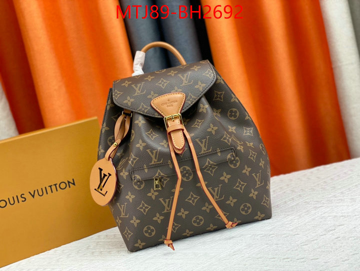 LV Bags(4A)-Backpack- the best affordable ID: BH2692 $: 89USD,