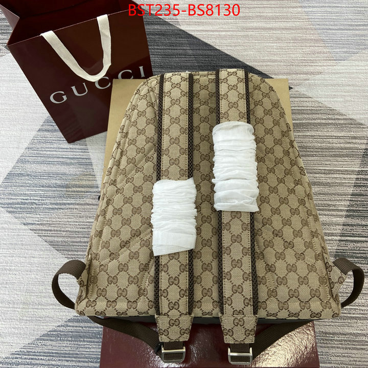 Gucci Bags(TOP)-Backpack- first copy ID: BS8130 $: 235USD,