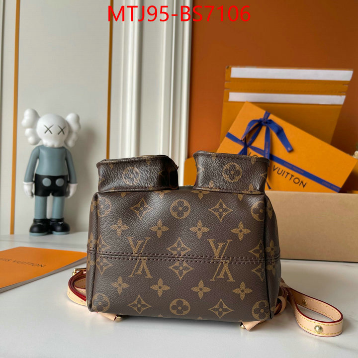 LV Bags(4A)-Backpack- customize the best replica ID: BS7106 $: 95USD,