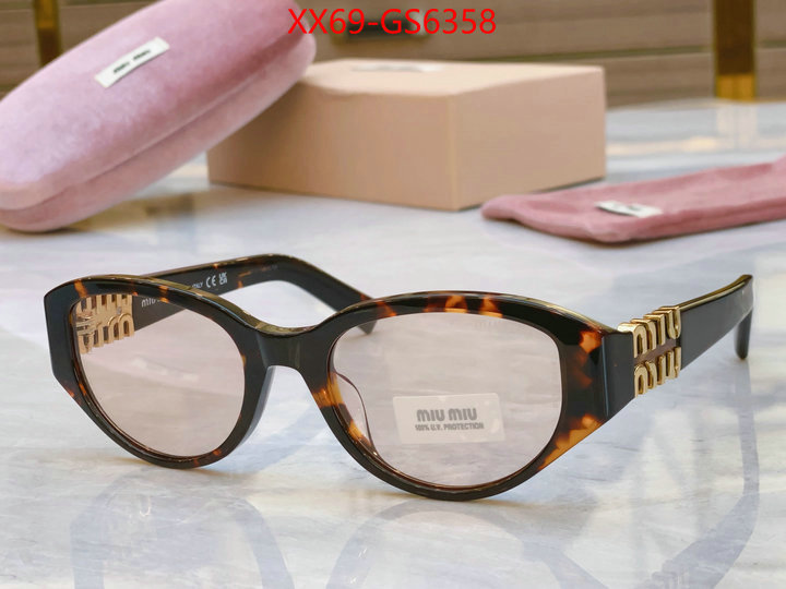 Glasses-Miu Miu where can i find ID: GS6358 $: 69USD