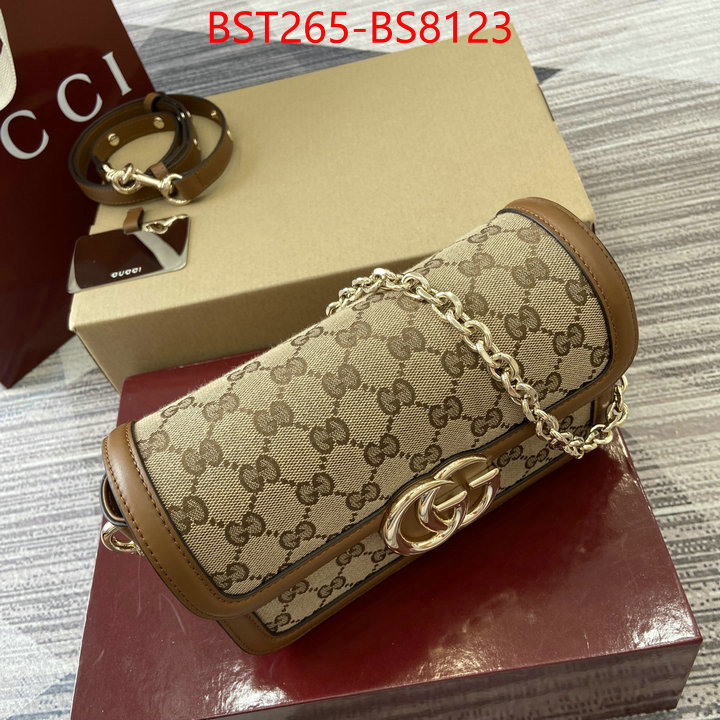 Gucci Bags(TOP)-Crossbody- fake ID: BS8123 $: 265USD,