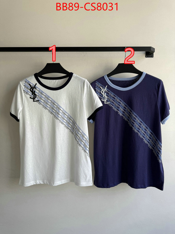 Clothing-YSL luxury fake ID: CS8031 $: 89USD