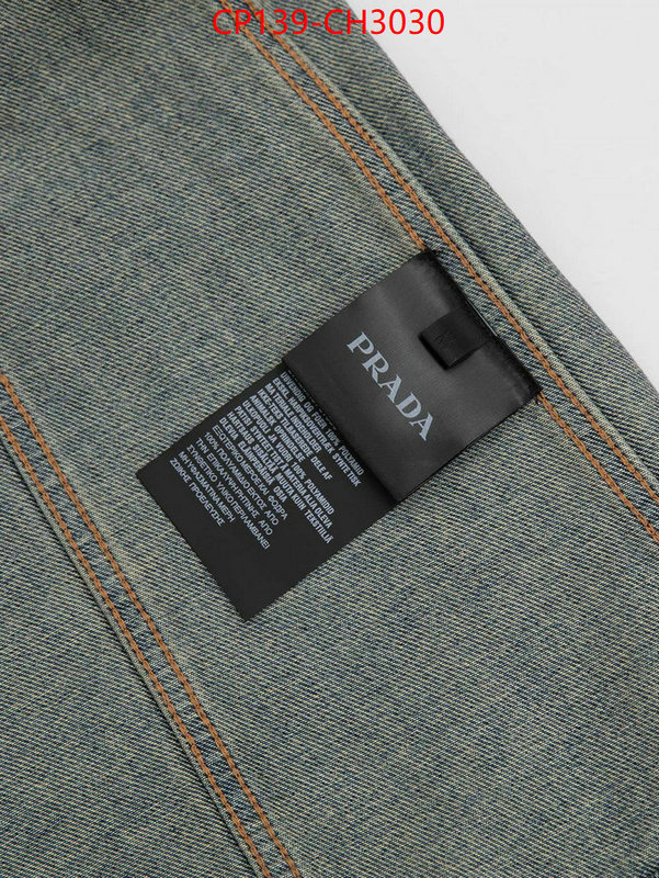 Clothing-Prada 1:1 replica wholesale ID: CH3030 $: 139USD