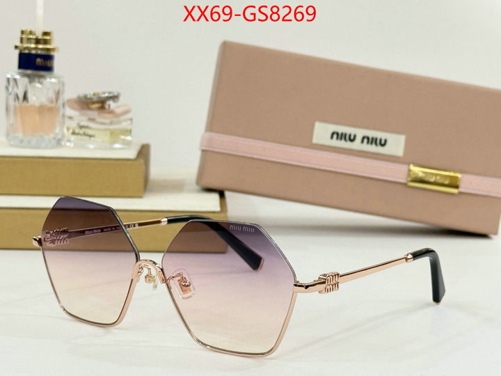 Glasses-Miu Miu new 2024 ID: GS8269 $: 69USD