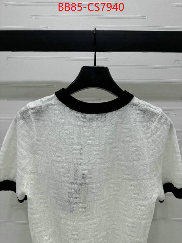 Clothing-Fendi top quality designer replica ID: CS7940 $: 85USD