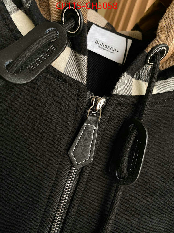 Clothing-Burberry aaaaa class replica ID: CH3058 $: 115USD