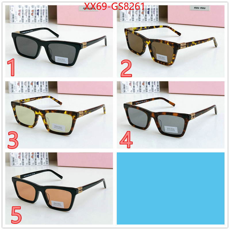Glasses-Miu Miu best quality fake ID: GS8261 $: 69USD